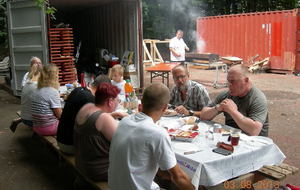 Terrain Roehrig : 1ers tirs et barbecue le 03.08.13.