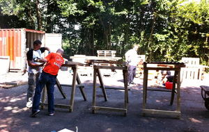 Terrain Roehrig : atelier cibles le 10.08.13.