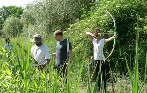 Séance d'échauffement.