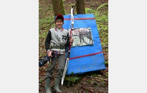 Notre mascotte qui pose avec le sourire, normal avec un plein !