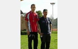 Vinz , 2 ème titre de Champion d' Alsace pour cette 1ère année chez les seniors.