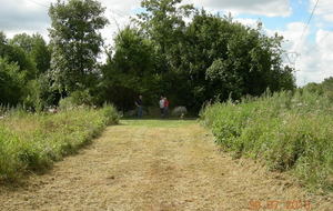 Création du pas de tir d'échauffement (18/25/30 m)