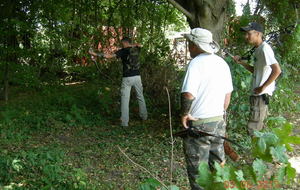 Une 20/35 pour Stéphane sous l’œil de Charly et Vincent.