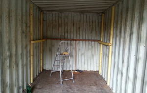 Construction de la mezzanine.