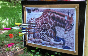 Un autre tir du 1er peloton arc chasse.