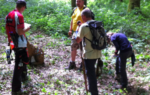 Le peloton du jour, 2 bourguignons et 3 alsaciens.