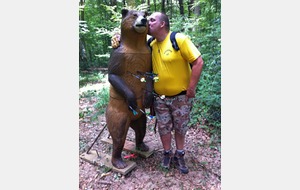 Serge tout heureux de son tir, un magnifique 11, bravo !