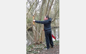 Théo, minime, arc nu.