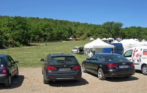 La zone d'échauffement.