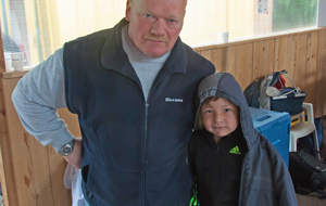 Le président et Pierre le plus jeune atalien.