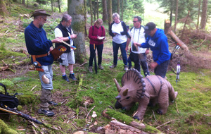 Peloton du 1er jour avec Isaac et Charles accompagnés de leurs épouses.