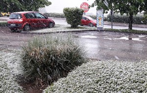 Arrivée sous la neige !