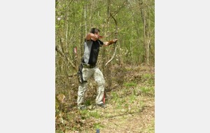 Stéphane en action.