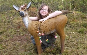 Amélie prend la pose.