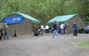 Le campement du bois Dufour.