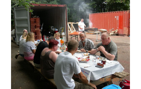 Terrain Roehrig : 1ers tirs et barbecue le 03.08.13.