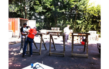 Terrain Roehrig : atelier cibles le 10.08.13.